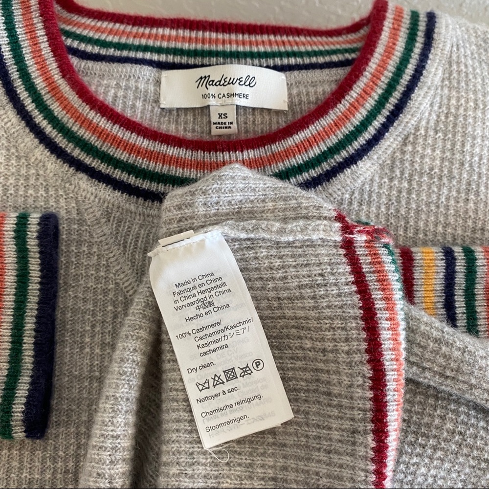 Madewell gray oversized Cashmere Sweater - Picture 8 of 11